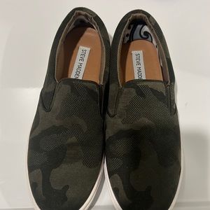Camo slip ons.